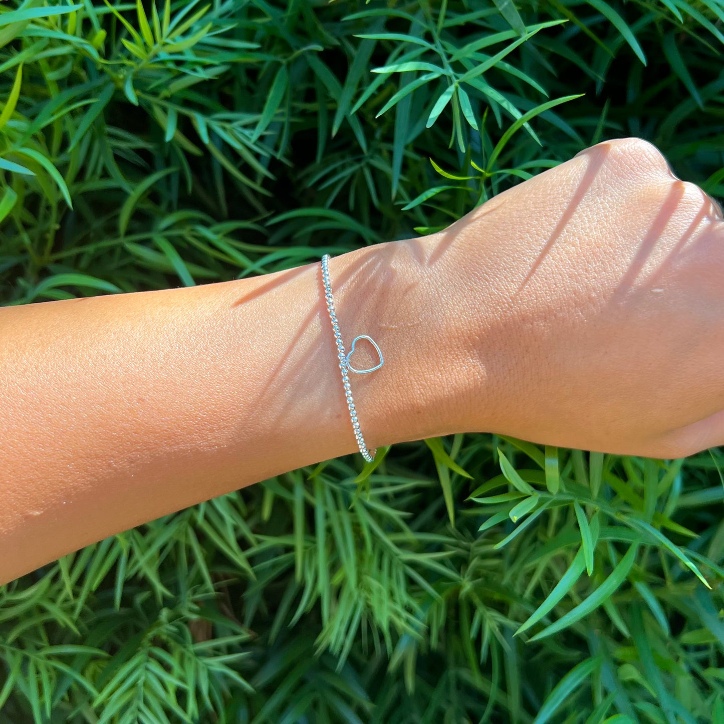 heart charm bracelet