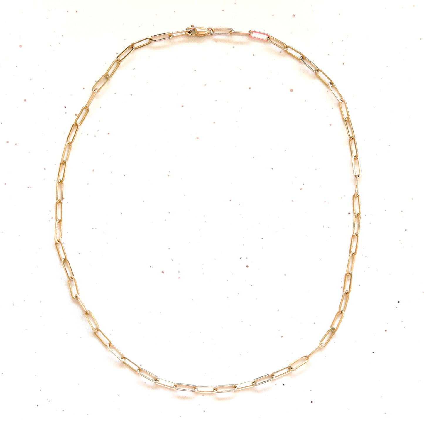 large paperclip necklace