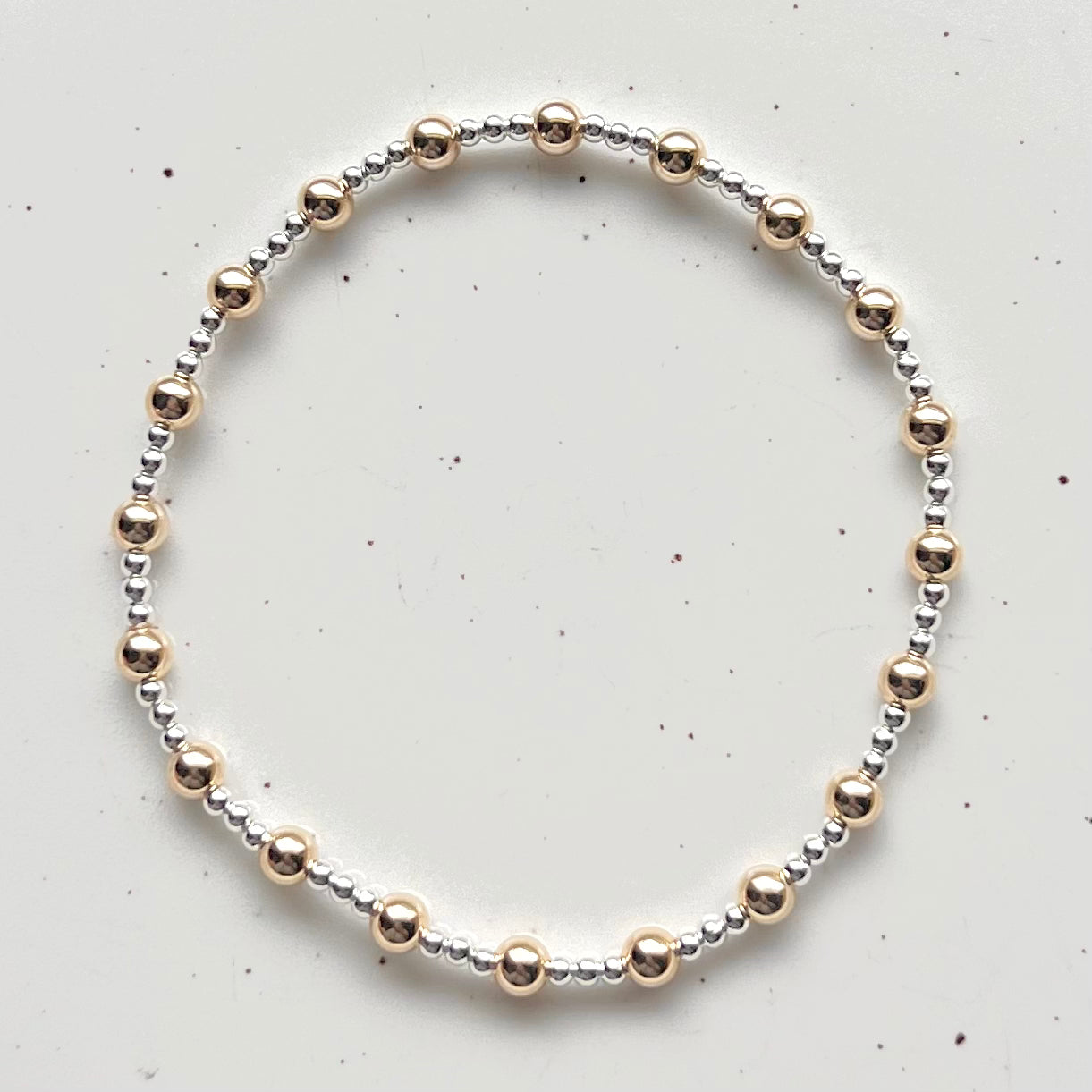 two-tone bubble bracelet